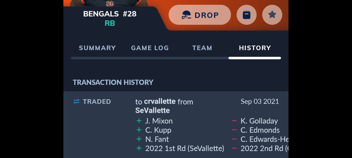 crvallette35's tweet photo. @JTRB1 Deal went thru before week 1 2021.  That 1st is now 1.03😵 https://t.co/EWQCvD44AU