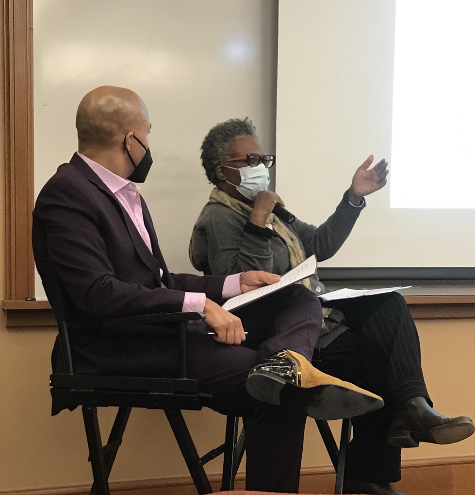 Over two days at <a href="/BostonCollege/">Boston College</a>, award-winning poet Claudia Rankine met with students, faculty, and staff and shared an intimate look at the experience of racism. bc.edu/content/bc-web…