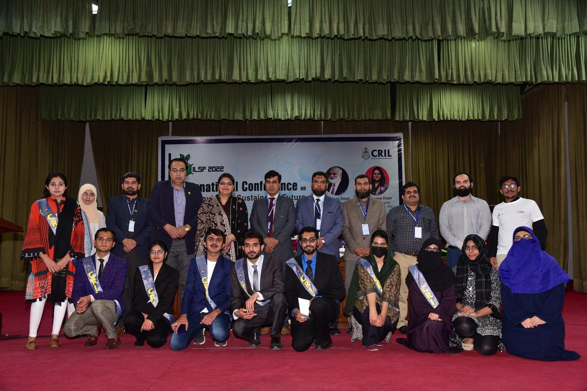 CRIL_PUSC's tweet photo. CRIL clan at #ILSF_2022 
International conference on Ionic liquids for sustainable future
@TeamDrNiaz 
@DrNiazAhmadSI 
@PU_OfficialPK 
@DrMalihaUroos 
@CRIL_Group 
@QUILLResearch
@RoySocChem 
@MSILDG 
@hecpkofficial 
@DRMacFarlane 
@JennyChemy
@HallettGroup
@AgnieszkaBrandt https://t.co/zgyOKem2tm