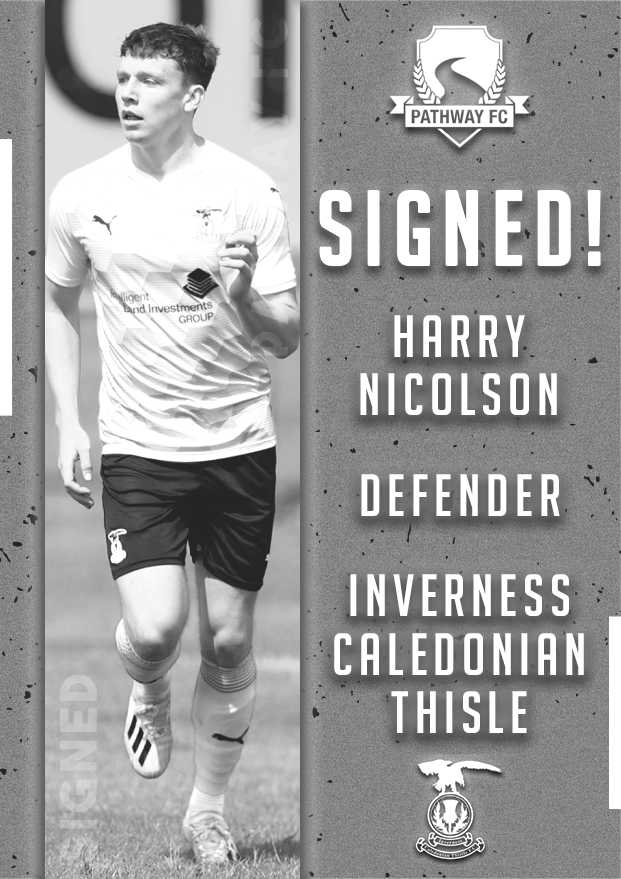 WeArePathwayFC's tweet photo. We are delighted to announce the signing of 
@harrynicolson01 to the Pathway FC football agency! 

Harry, a technical ball-playing centre back is an @ICTFC youth product currently on loan at @clachfc and had loan stints with @ElginCityFC &amp; @FortWilliamFC.

Welcome aboard Harry! https://t.co/I4rB9d7ZMh
