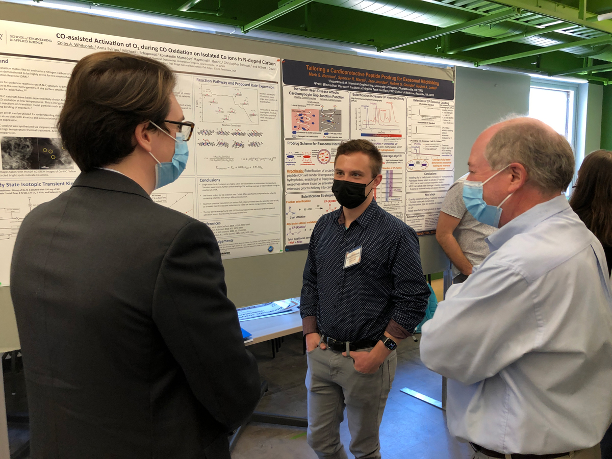 uvachechair's tweet photo. Big thanks to all who made CHEERS 2022 a success– Tori Vigil &amp; fellow PhD students for leading and planning, faculty for supporting students and their excellent research, and our industry guests. If you missed it, more pics &amp; details here: https://t.co/Bw854d4vg7.
@UVAEngineers https://t.co/4BivZwUWvx