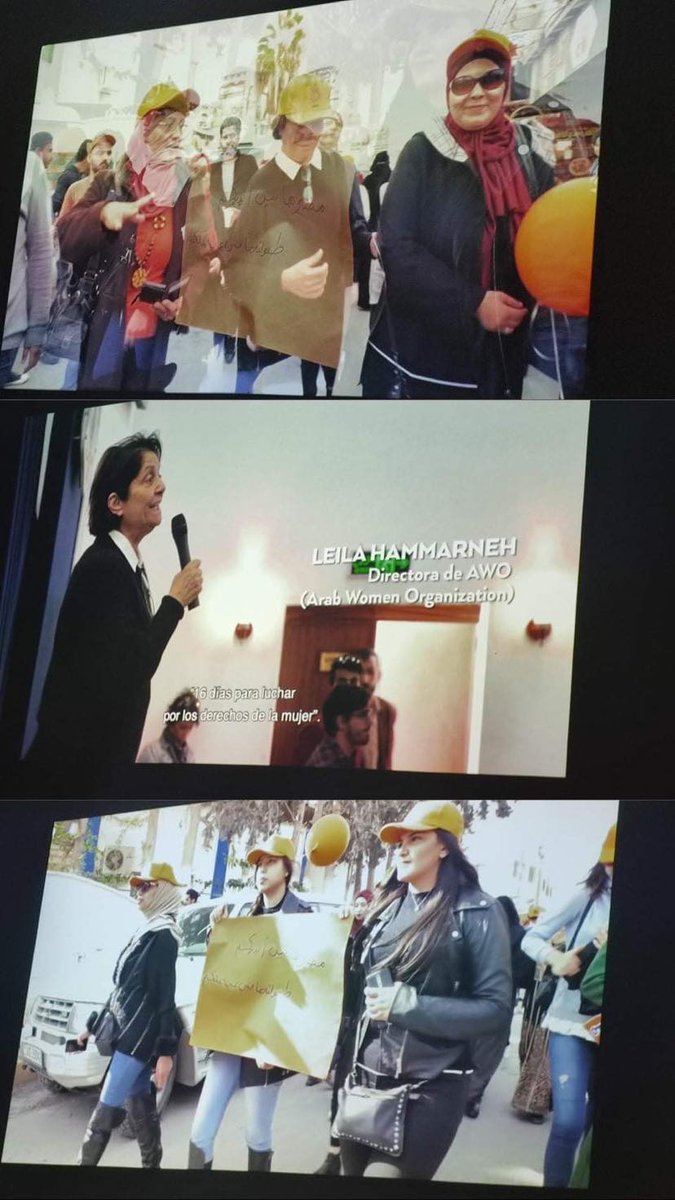 AWOrganization's tweet image. From The Arab Women Organizations participation with the 
@AECID_es 
Jordan and the 
@CervantesAmman
 in collaboration with the 
@_acpau 
 to celebrate the #WomensDay with the projection and presentation on the documentary NISAAH (Woman) by Melissa Silva Franco
@PemonFilms