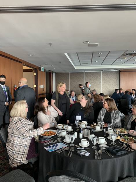 the_GNCC's tweet photo. Minister MacLeod has arrived. Looking forward to her Q&amp;A this afternoon. #NBLS https://t.co/TqsLcQzxO4