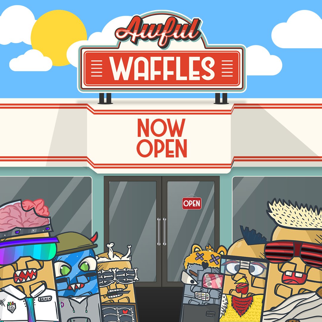 Awful Waffles 🧇 FREE MINT SOLD OUT tweet media