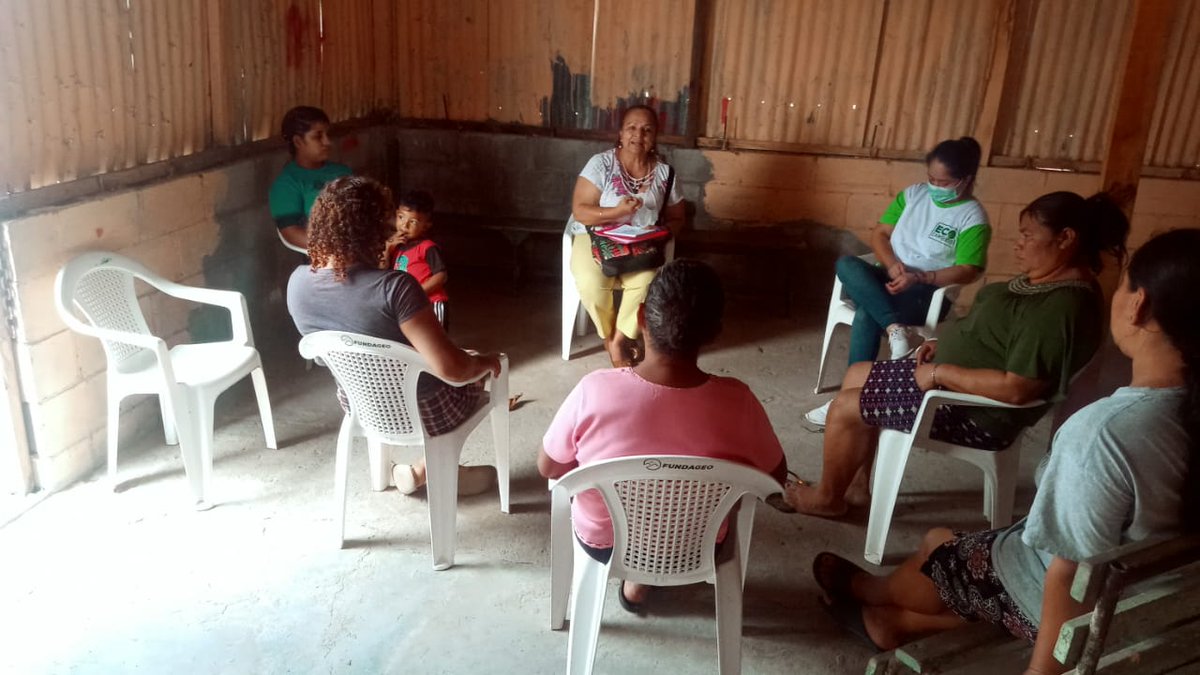 Visita a la Casa de la Mujer de Mercedes Umaña, para la presentación del proyecto Fortalecimiento y desarrollo mujeres rurales