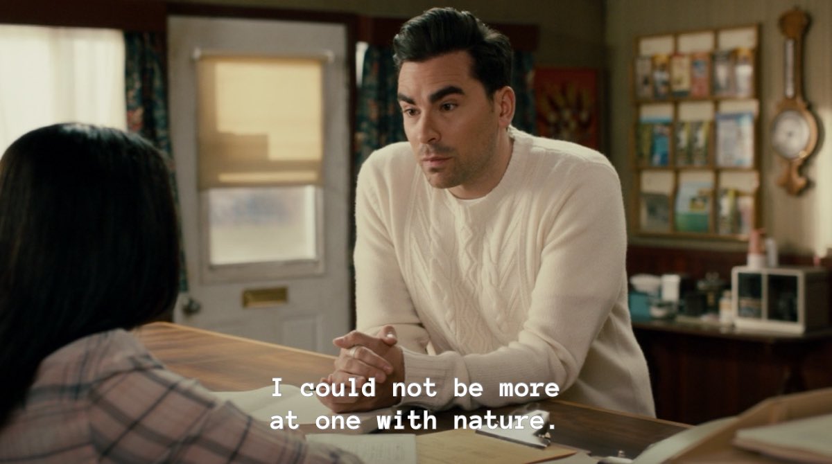 out of context schitt’s creek tweet media