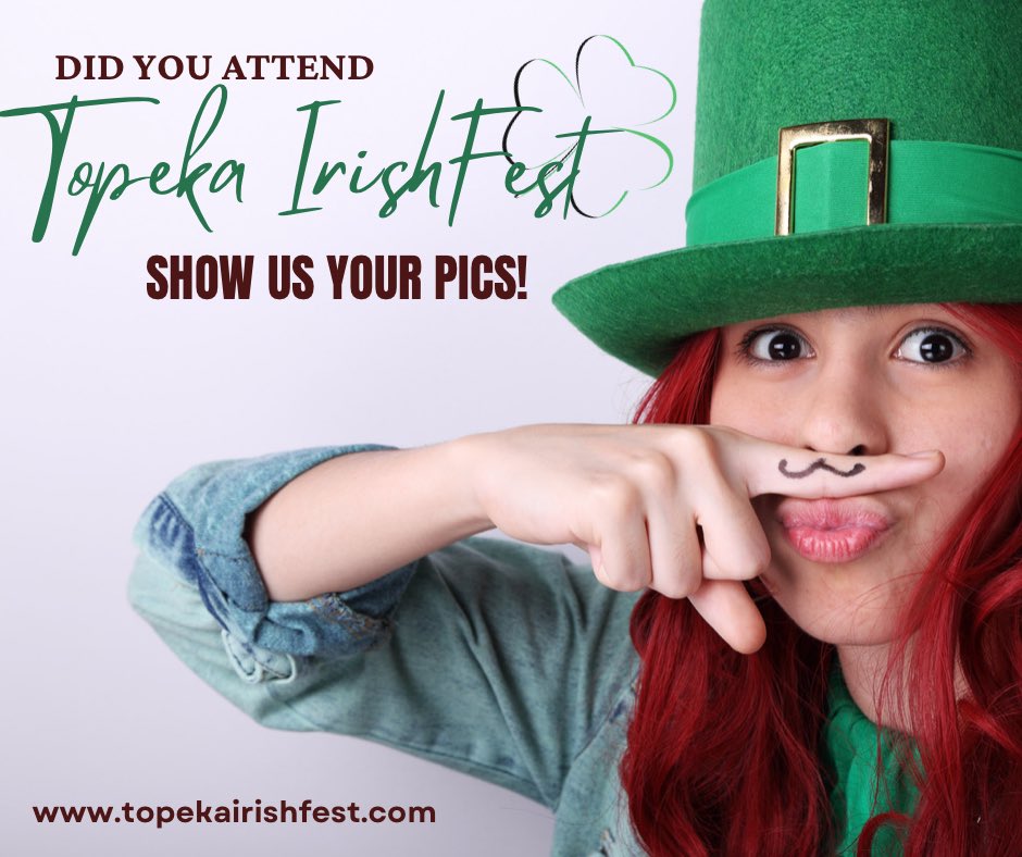 TopekaIrishFest's tweet photo. Did you attend Topeka IrishFest or participate in @IrishFestFunRun? Tag us in your pics and you may end up on the big screen at Evergy Plaza next year!
#topekairishfest #irishfest5k #evergyplaza #Topeka https://t.co/zwp1CIl3tm