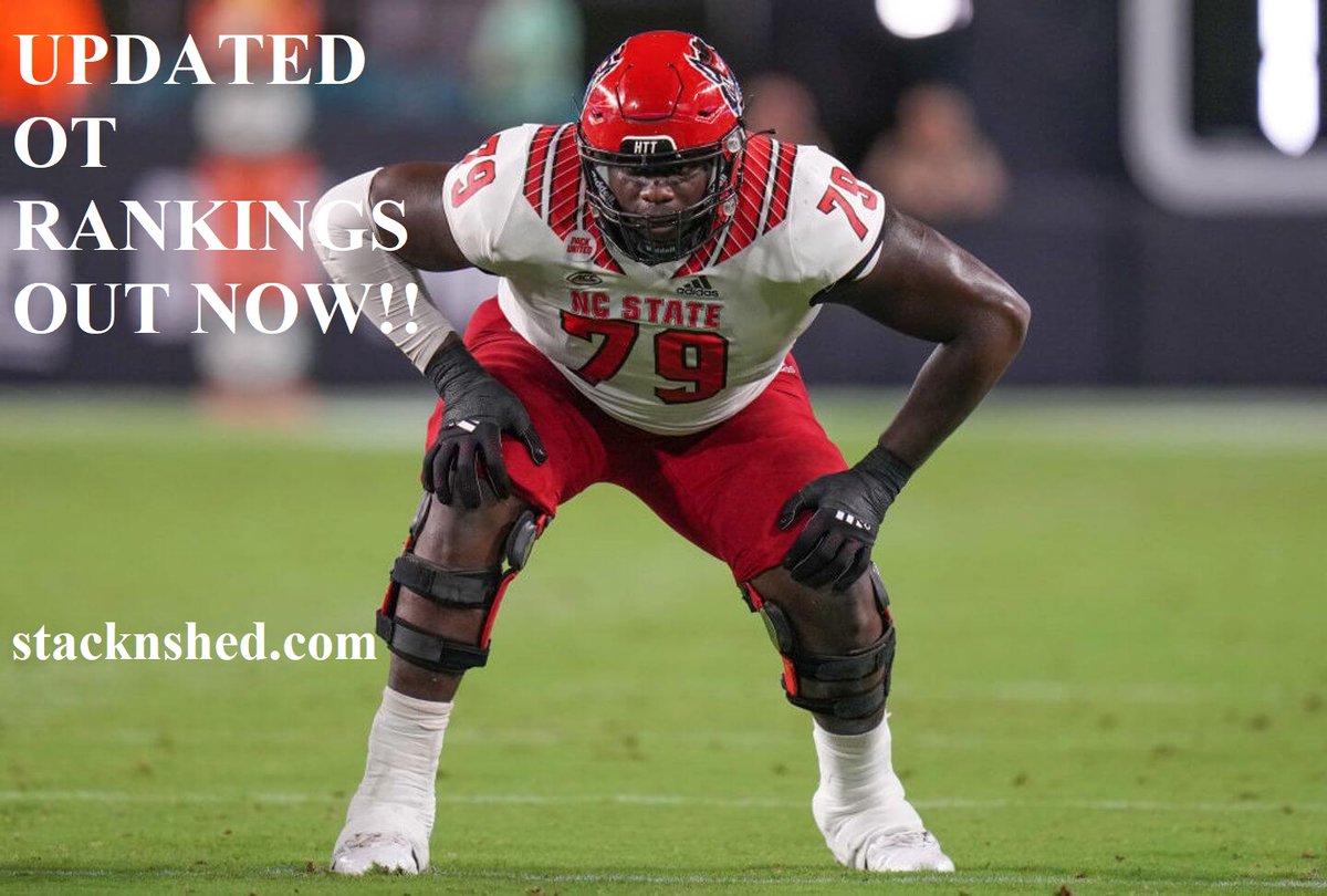 Stack 'N Shed, Independent College Football Scouting for the Inquisitive Fan, has just posted UPDATED OFFENSIVE TACKLE PROSPECT RANKINGS!

https://t.co/vsNXvOabKy https://t.co/miK8CoudUb