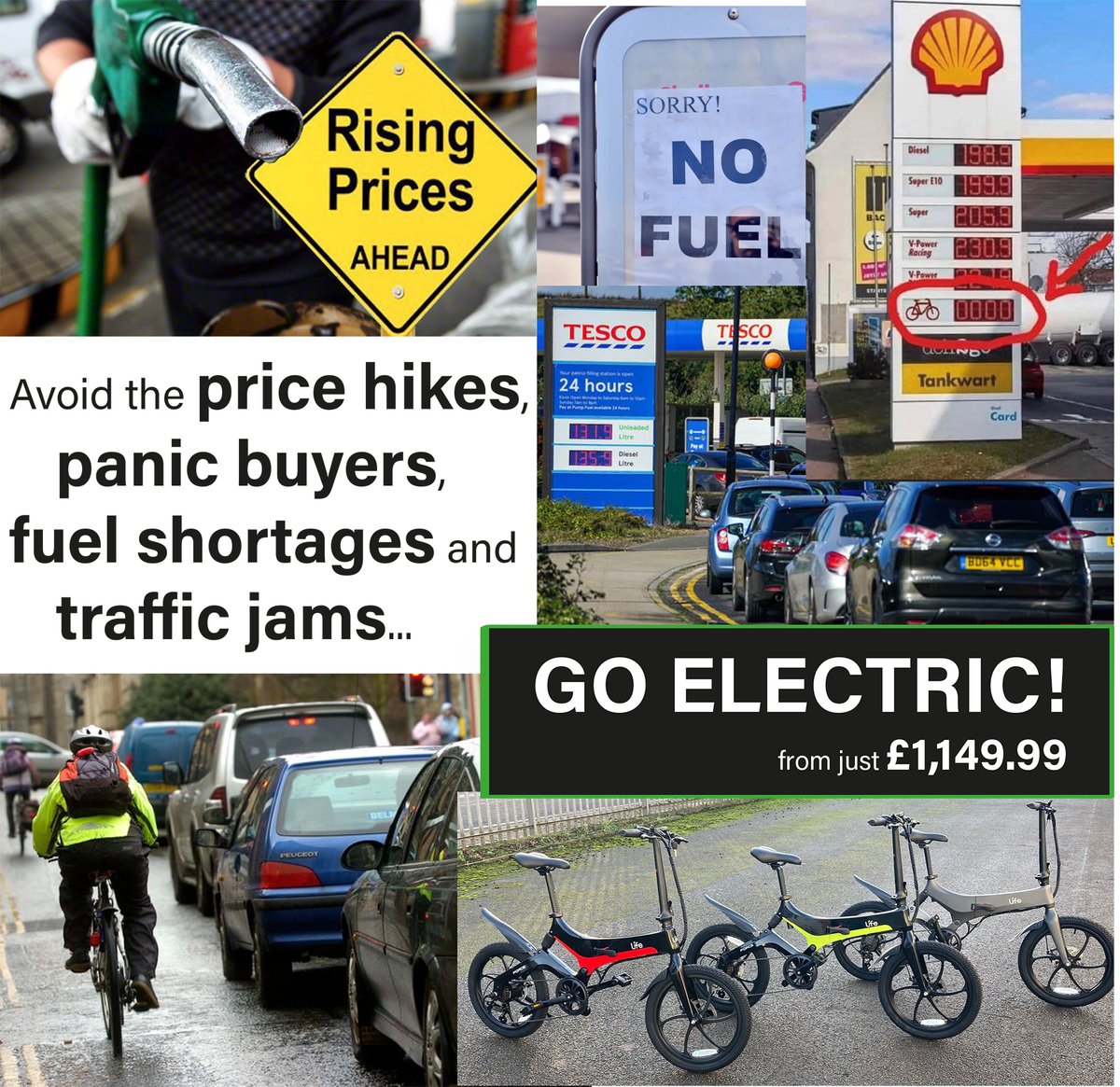 There has never been more reasons to consider how you travel from a-to-b.  Whether it be your daily commute, trip to the shops or meeting friends...could you save money, be healthier and help lower your carbon footprint going by bike?