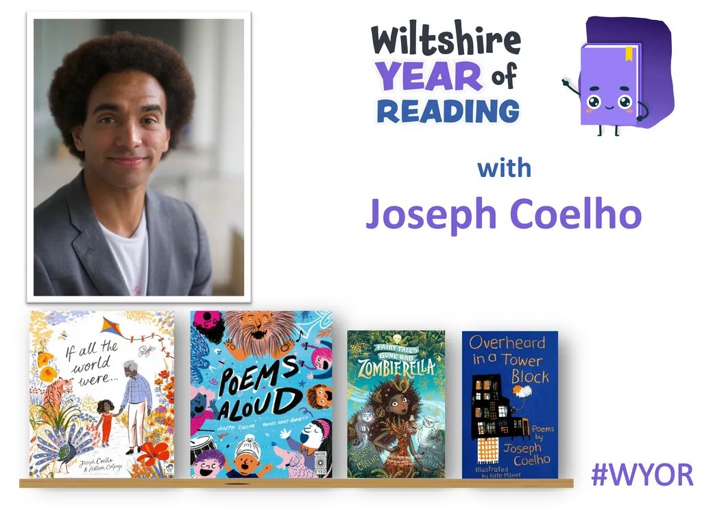 HubResources's tweet photo. Award-winning poet, playwright & children's author @JosephACoelho talked to nearly 2,500 Wiltshire pupils this morning, as part of #WYOR
Some fab feedback, "We loved it! Feeling inspired to go & write now" "We have loved listening & are looking forward to giving your ideas a go" https://t.co/bV99gB70Cp
