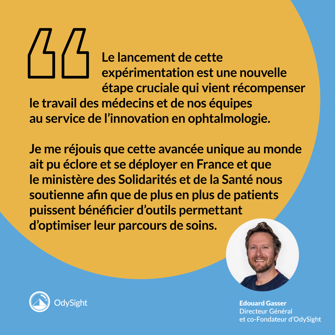 Tilakhealthcare's tweet photo. L'application #OdySight est devenue la première solution de télésurveillance en ophtalmologie à bénéficier d’un remboursement par @Assur_Maladie 👏 #MondayMotivation 💪 https://t.co/nIKk3JnqAD