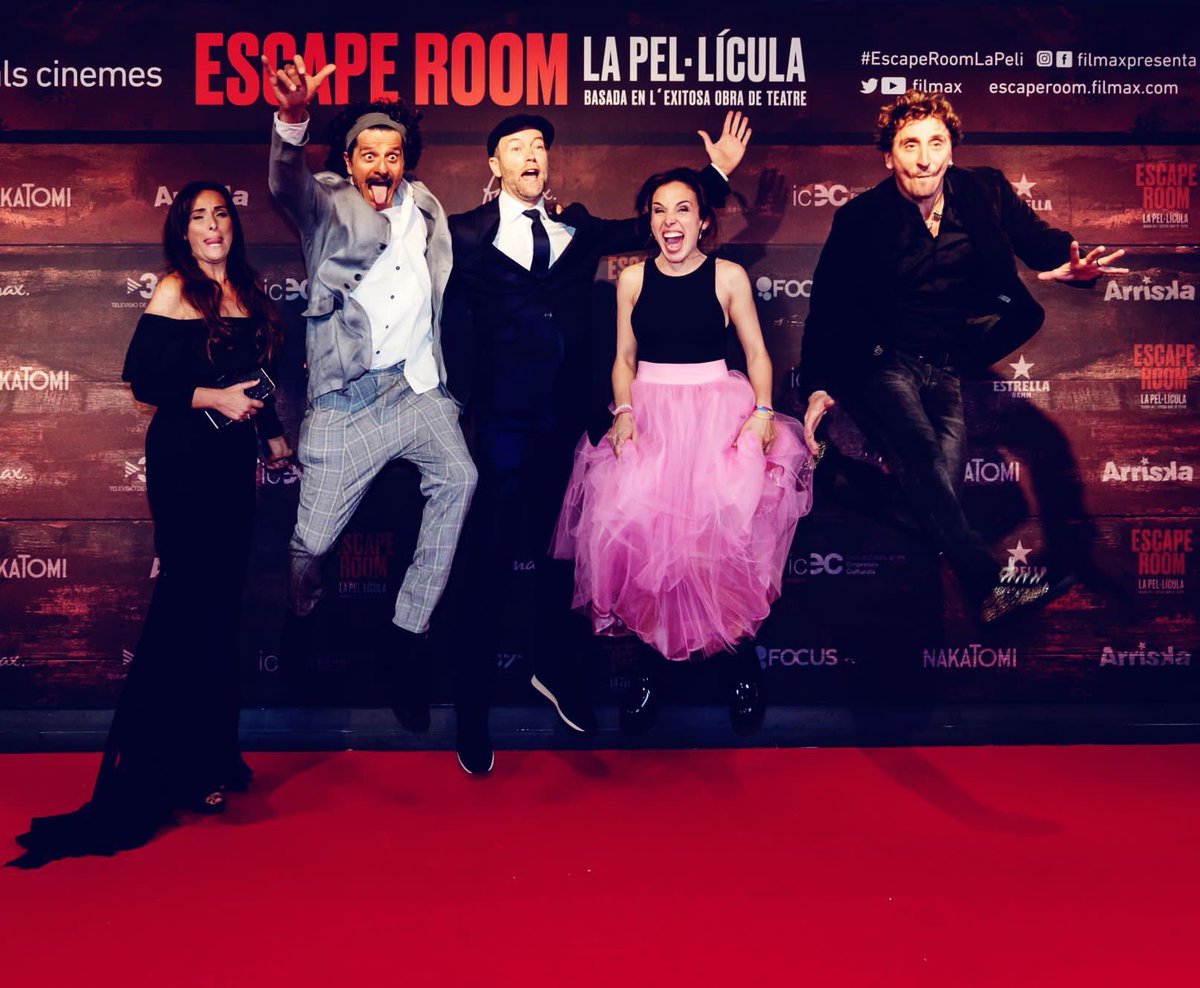 #EscapeRoomLaPeli número 12 en els top 20 de tot España!!!!! Catalans mil gràcies i fem que aquest miracle no només no s’acabi sinó que ens fotem PRIMERS. ( D’acord, em flipo una mica… que només es projecte als PPCC) però anem a picar alt! ❤️