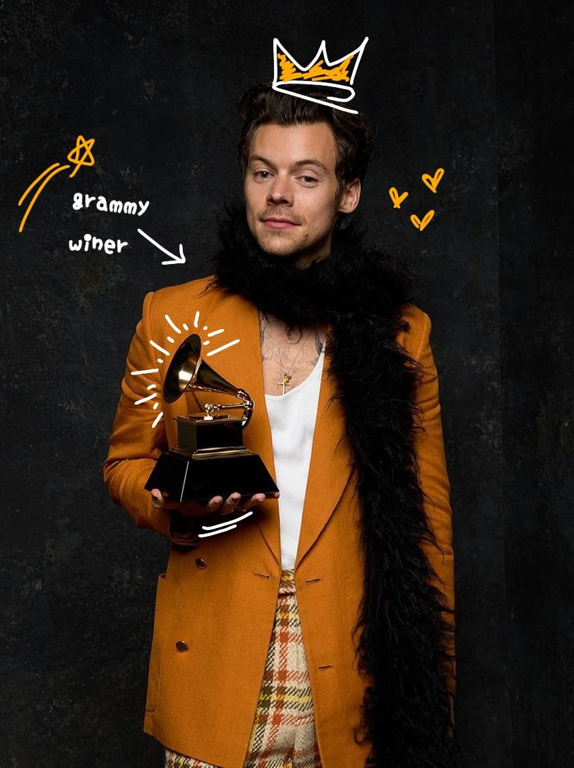 happy “and the grammy goes to.. harry styles” 1 anniversary ! 💝⋆