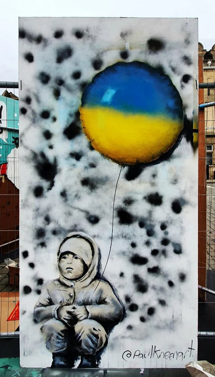 paulkneenart's tweet photo. Had a great day yesterday painting with some amazingly talented artists at Korpfest Stamford.

Here's my poignant piece for the event...

@southkesteven @stamfordarts @BBCRadioLincs @BBC @BBCWorld 

#StandWithUkraine #Ukraine #artpopup https://t.co/AxLcieBpNI