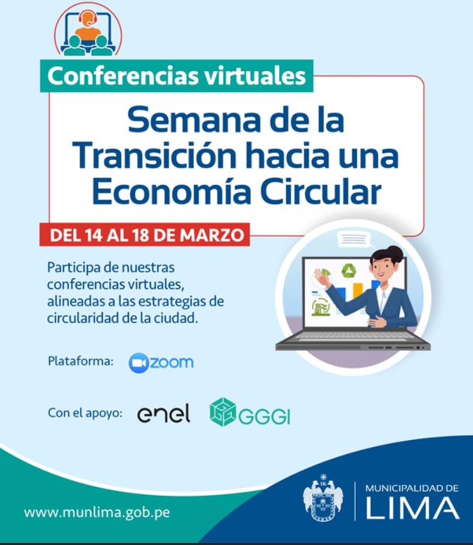 GGGI_Peru's tweet photo. 🔴#EnVivo| GGGI se une al esfuerzo de @MuniLima para la transición hacia una #LimaCircular mediante la conservación y uso eficiente de recursos🌱y estimular el consumo y producción sostenible♻️. Únete a #Semana de Transición hacia una #economiacircular 🔗https://t.co/RmBaLilu9T https://t.co/xHwhSu762d