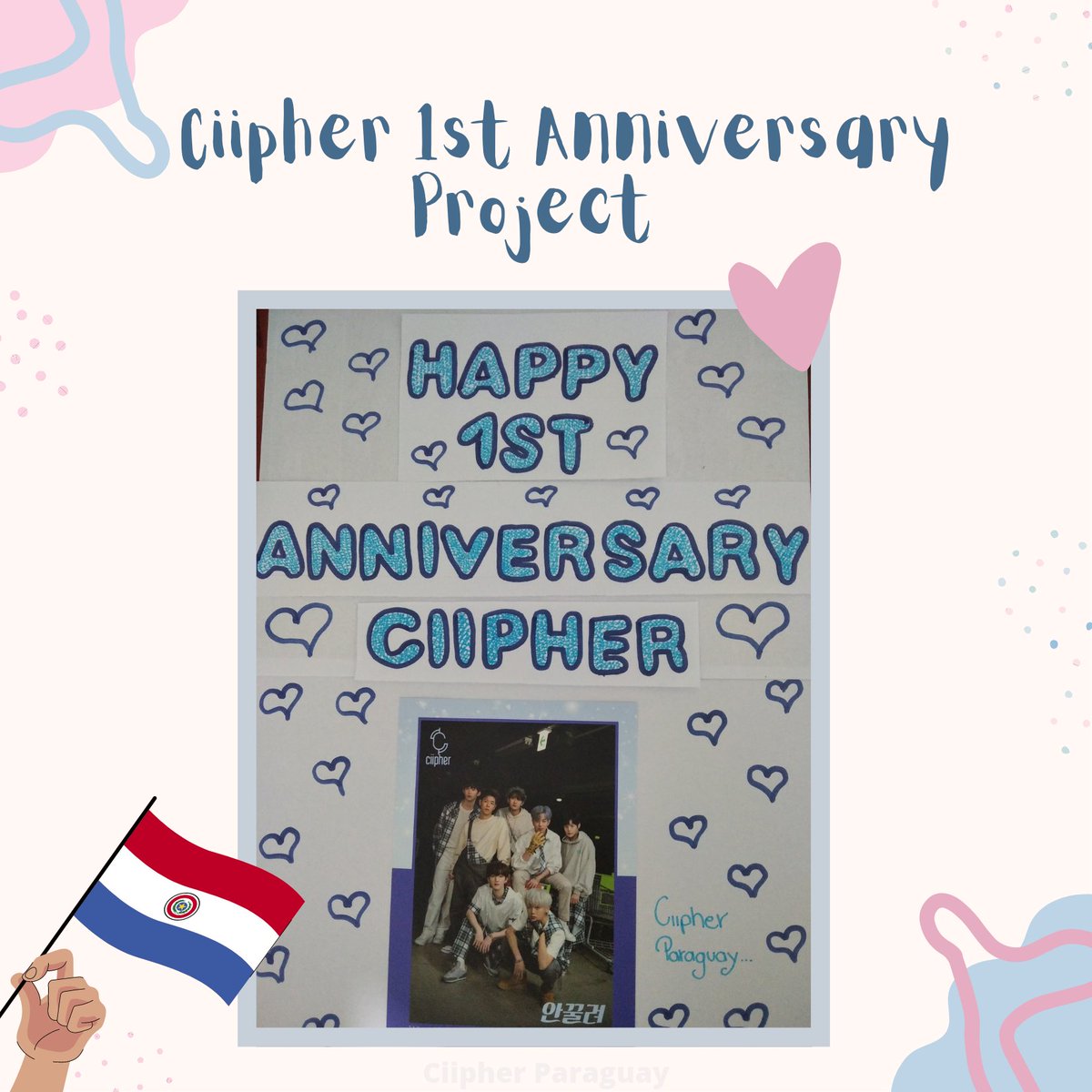ciipher_py's tweet photo. Nuestro mini cartel del proyecto 💙

HAPPY CPR DAY
#CrackTheCode_1YearWithCPR
#어느새_많이_커버린_싸이퍼
#Ciipher #싸이퍼 @RAIN_Ciipher https://t.co/9bkWxOw6fk