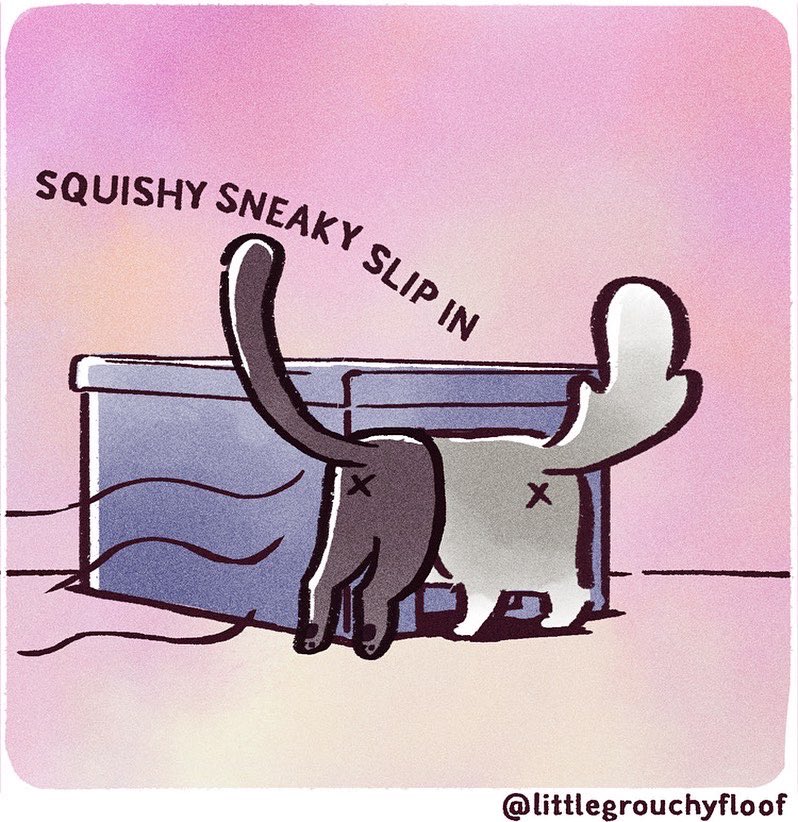 littlegrouchyf1's tweet photo. How we stopped a cat food thief: Brainstorming catfoodthief-proofing the #Surefeed (part 2 of 2)
.
Unfortunately, at any hint of Luca nudging in, Toby immediately exits, and Luca zooms in just before the SureFeed door closes!
.
#catcomics #comic @SurePetcare https://t.co/i6vNyuc4Sr