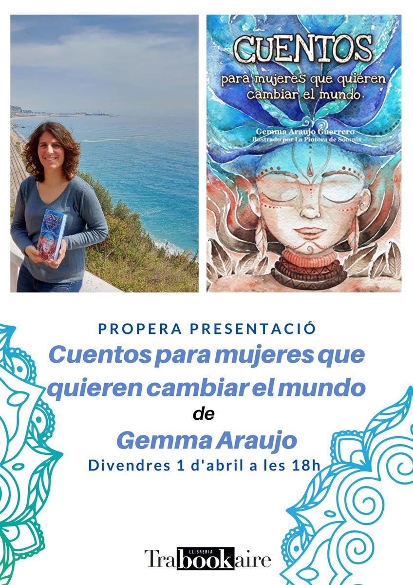 trabookaire's tweet photo. I una altra presentació a la vista!
Divendres 1 d'abril a les 18h tindrem a la llibreria a la @gemma_los_suenos_se_cumplen que ens parlarà del seu llibre "Cuentos para mujeres que quieren cambiar el mundo" https://t.co/rYubLz5nQn