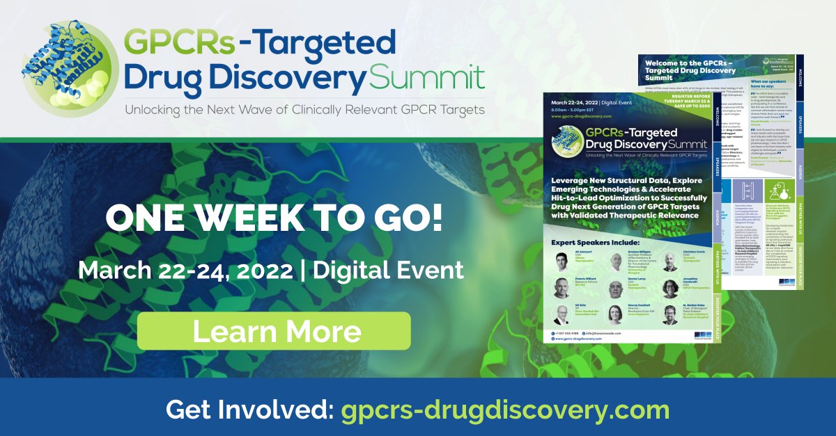 GPCRs - Targeted Drug Discovery Summit 2022 tweet media