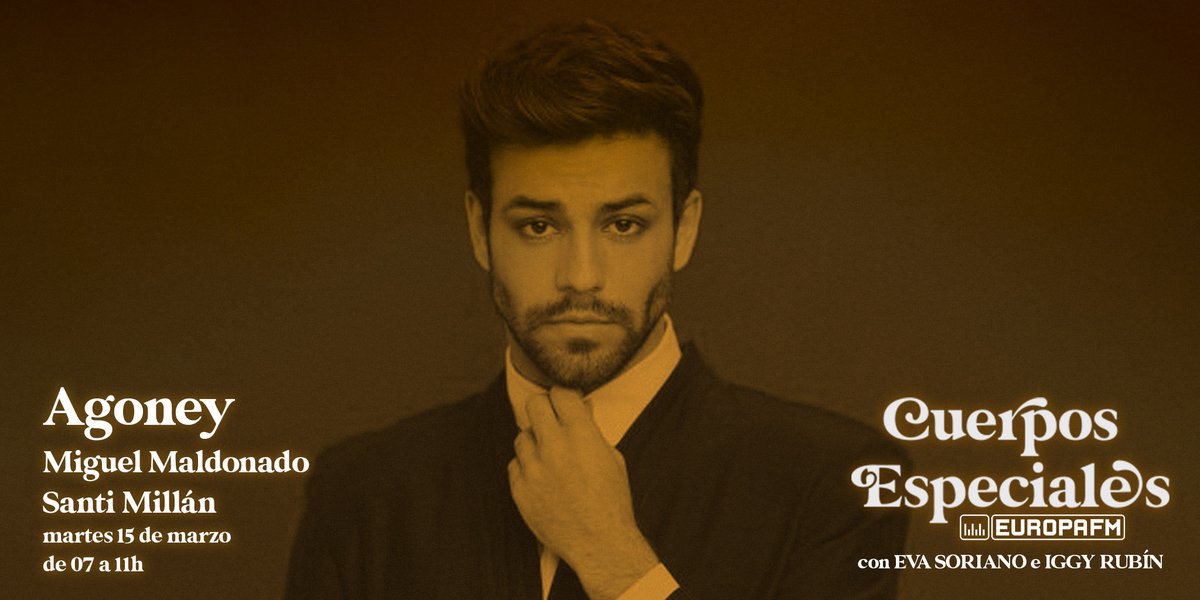 Mañana tenemos por fin en el estudio a <a href="/Agoney/">Agoney</a> ⚡️ Pero eso no es todo, amigos.