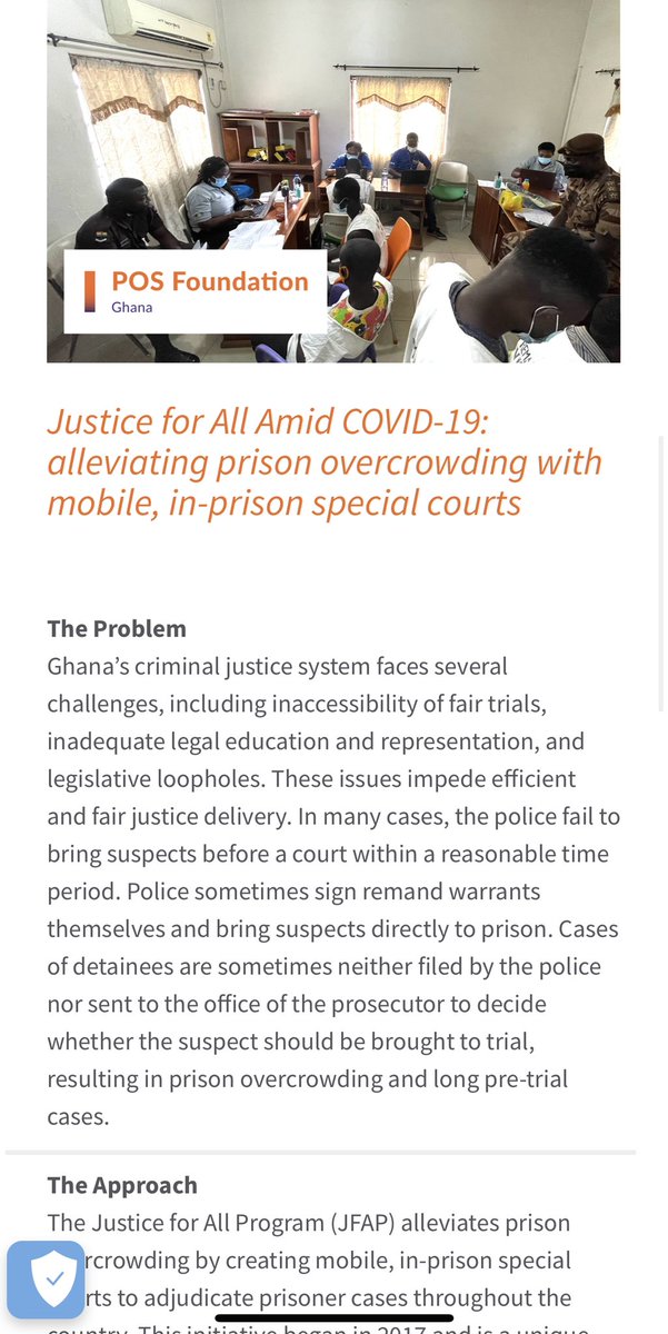 PosFoundation's tweet image. The work of POS Foundation has been selected for recognition as part of the 30 finalists short listed globally by the World Justice Forum 2022 🇬🇭 🇳🇱 

#POSFoundation
#worldjusticeproject