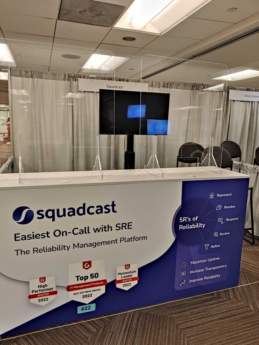 📣Touchdown at SF <a href="/SREcon/">SREcon</a> attendees and do visit our booth #308. 
We have fun things planned for you and would love to meet you and talk.🙌
<a href="/usenix/">USENIX Association</a> <a href="/squadcastHQ/">Squadcast Inc.</a> 

👉bit.ly/34GOo0n

#SRECON22