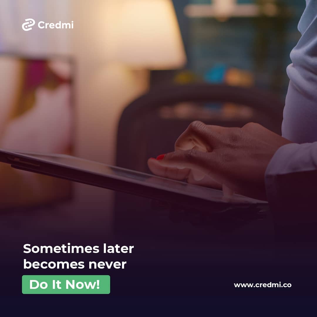 credmidotco's tweet photo. If you are looking for a sign, this is it. Don't procrastinate any further.

Have signed up for our unique offer to boost your business sales? Visit https://t.co/Trks9O0SGm to register.

#credmi
#shootyourshots https://t.co/fJWb4FTNMO