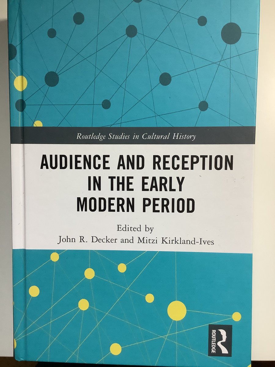 Brian L Hanson (@brianlhanson) on Twitter photo I'm pleased to have just received my contributor's copy of this new volume from <a href="/RoutledgeHist/">Routledge History, Heritage Studies & Archaeology</a> to which I contributed a chapter. It was a joy to have contributed to this excellent and highly recommended volume on audiences and reception in the early modern world. I'm pleased to have just received my contributor's copy of this new volume from <a href="/RoutledgeHist/">Routledge History, Heritage Studies & Archaeology</a> to which I contributed a chapter. It was a joy to have contributed to this excellent and highly recommended volume on audiences and reception in the early modern world.