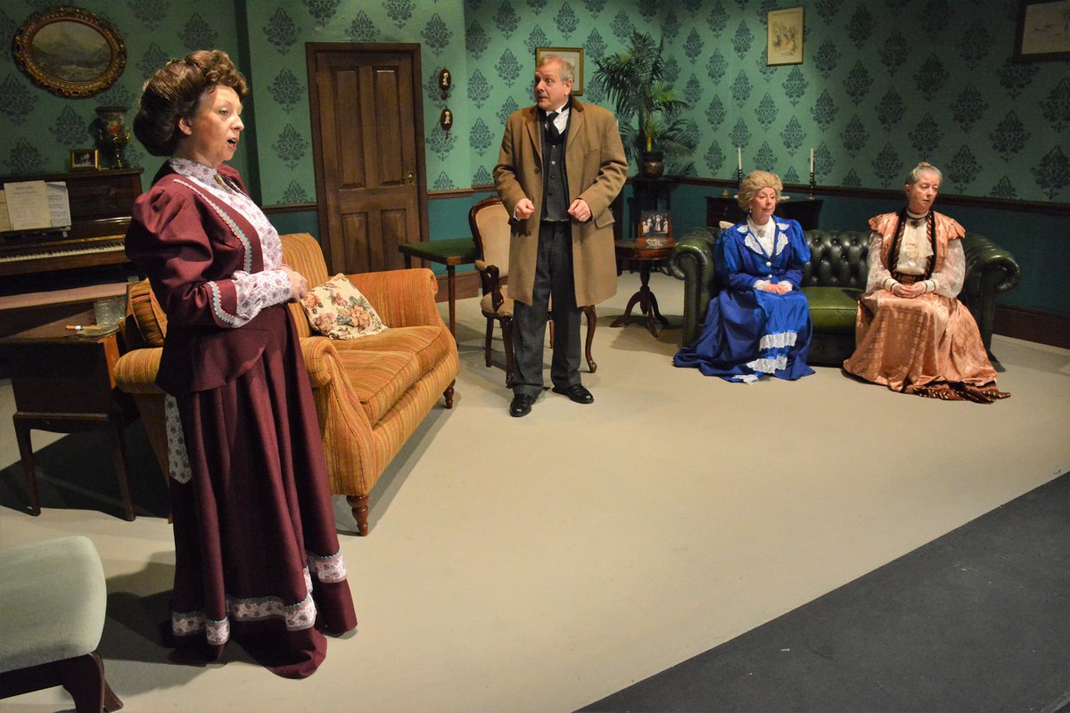 gbtheatre's tweet image. Tonight's the night. Opening night for When We Are Married @gbtheatre. Performance starts 7:30pm. Doors (and bar) open from 6:30pm. Tickets bit.ly/GBT-WhenWeAreM… or available on the door. 
Support your local theatre and have a great night out!
#LoveLiveTheatre #SeeItSafely