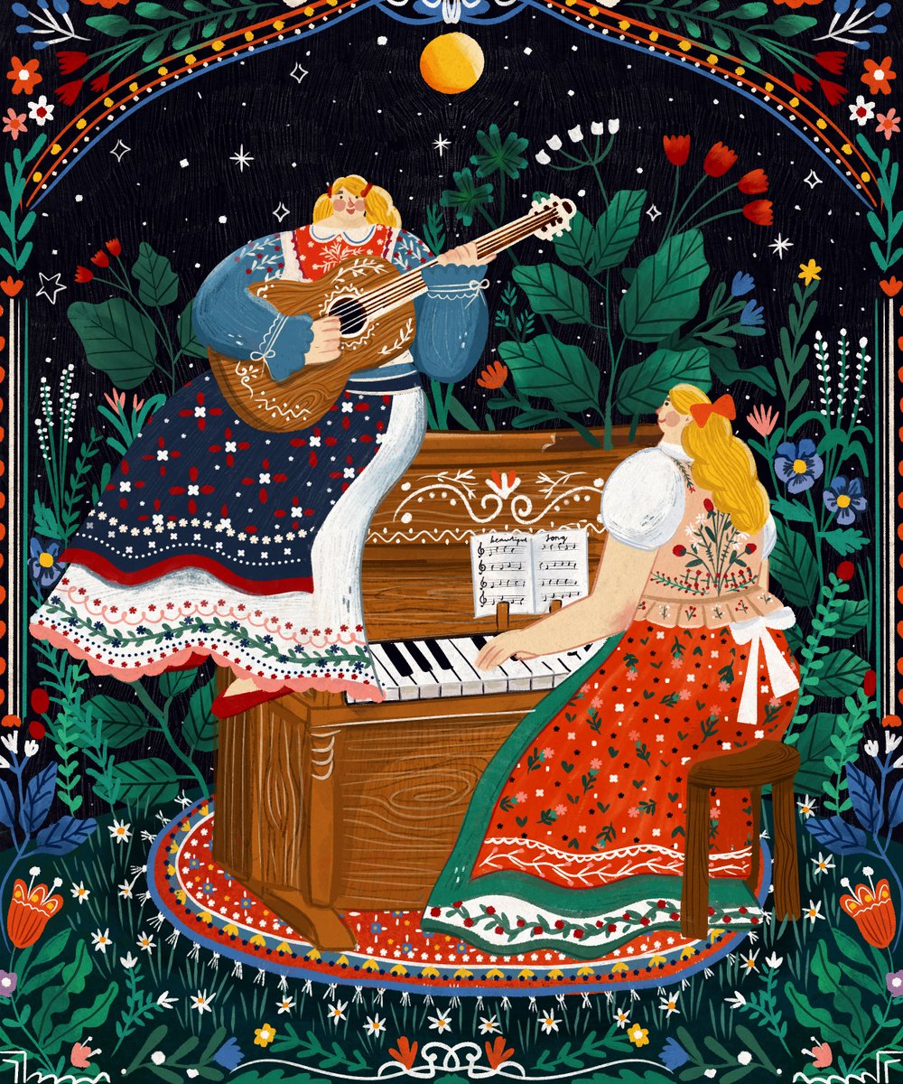 tiarangrho's tweet photo. GN!✨
Finally finished "Melissa &amp; Olivia"🎵
They are musician! I wish I could be like them, and proud of you who can play musical instrument.🌸

0.075 $ETH/3eds on @opensea 
https://t.co/I55pUg3SiZ

Thank you 🤍
#NFTdrop  #NFTCommunity  #NFTartist https://t.co/u5egTdKkwJ