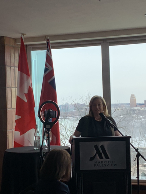 the_GNCC's tweet photo. Minister MacLeod shares why Niagara is so unique, and why it’s a tourism destination. #NBLS https://t.co/o5Q9aJPhZm