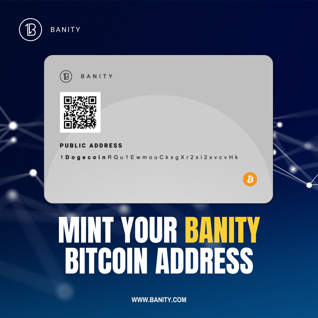 BanityNFT's tweet photo. - Dogecoin - 8 CHAR Vanity Address - Silver CARD

#Mint your Banity Bitcoin address now on : https://t.co/gOQq17yzzS

Price 0.5 Eth only 

#Banity #Vanity  #NFTLaunch #Opensea #Btc #Bitcoin #Eth #Blockchain #Dogecoin 

@dogecoin https://t.co/AecDASes08