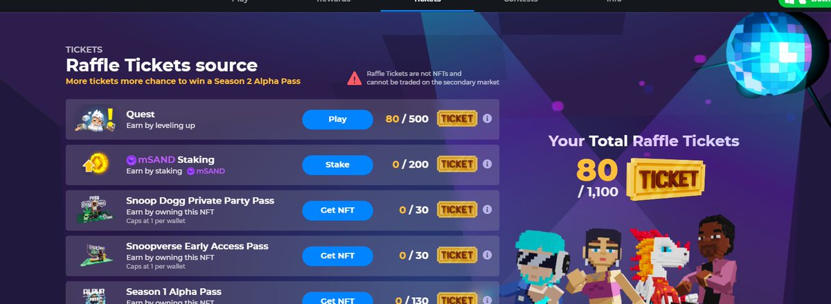silfia57's tweet photo. @TheSandboxGame I just participated in the daily #SandboxAlphaS2Contest for a chance to earn up to 1,000 $SAND! Starting March 14 -  Show your Raffle Tickets. Check out my screenshot below! 👇 #SandboxAlphaS2 https://t.co/dAsrkYzHde