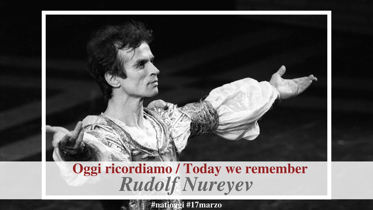 teatroallascala's tweet photo. Oggi ricordiamo / Today we remember Rudolf Nureyev
#NatiOggi https://t.co/M6ZGc342rO