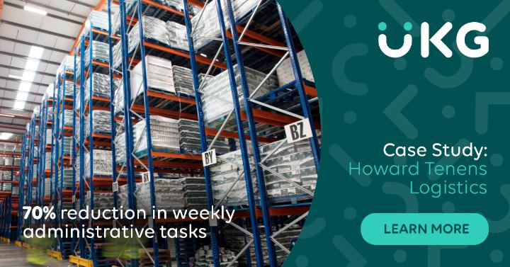 PinheiroFa's tweet image. Read how Howard Tenens Logistics improved efficiency, pay accuracy and visibility across their sites to secure employee loyalty and reduce unnecessary admin tasks using UKG #WorkforceManagement technology.  spr.ly/6019KctgN #UKGSuccessStories #HR #Logistics