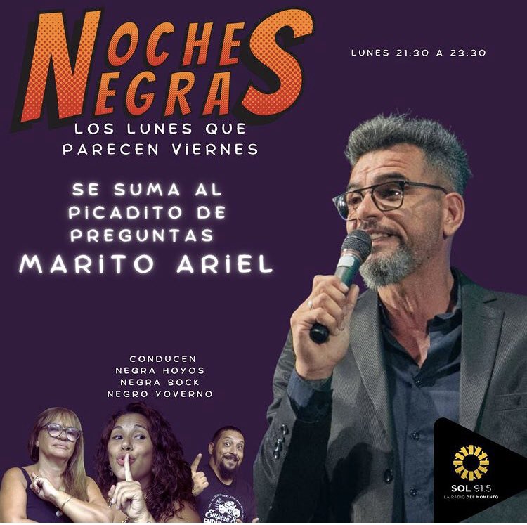 negrahoyos's tweet photo. #nochesnegras Lunes 21,30hs por @fmsol915
Hoy tenemos un programa IM PER DI BLE
Para arrancar la noche de lunes con todas las ganas, haciendo una experiencia de radio diferente 🎤📻🎧👂🏾
#radio
#comunicación
#encuentro
#amitad
#diversión
@brenbock
@negroyoverno
@ViviKiroga https://t.co/eIKBdZFATr