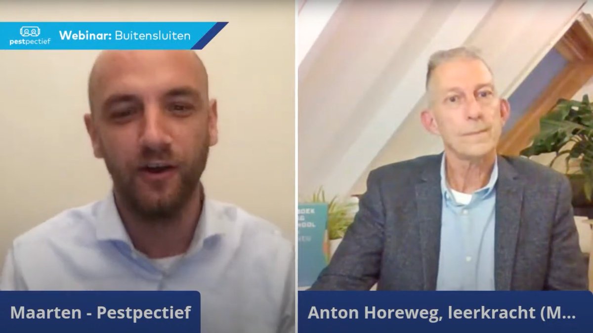❗️Docenten opgelet❗️
Hoe goed ben jij eigenlijk in de omgang met pestgedrag? En hoe zit dat met je collega’s? Neem volgende week even uurtje de tijd om je kennis bij te spijkeren tijdens het nieuwe webinar.

Meld je nu aan!
pestpectief.nl/webinar/