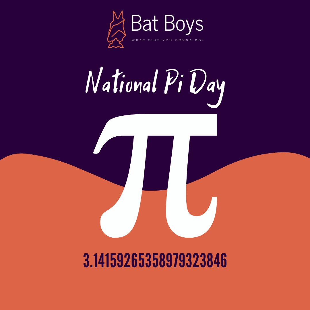 batboyscomedy's tweet photo. Happy National Pi Day -- 3.14! 😁🦇⁠

#comedyquotes #math #podcasting #motivation #entrepreneur #podcasts #podcaster #entrepreneurlife #startup #itunes #success #entrepreneurship https://t.co/qZAXOrQNL7