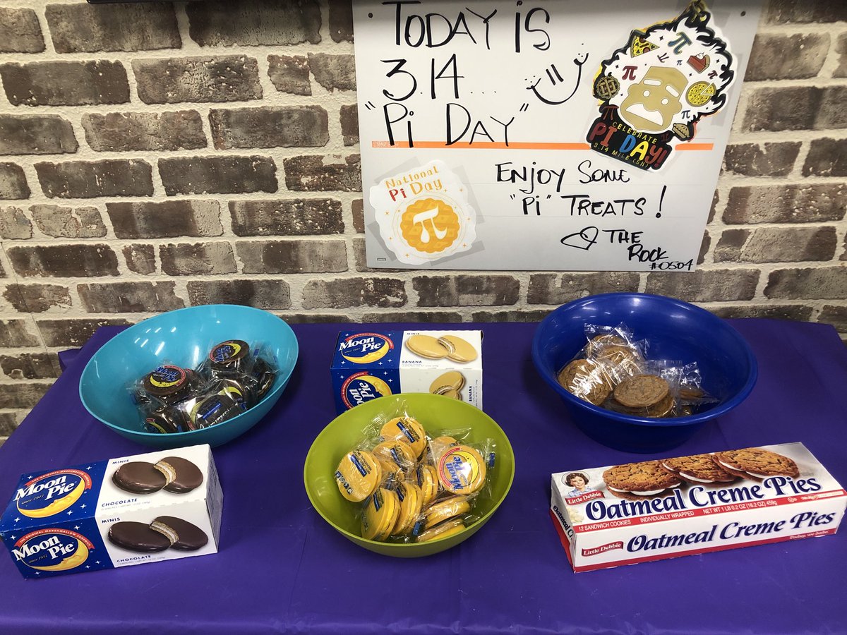 Today is “Pi” day! Let’s celebrate with pie!!!