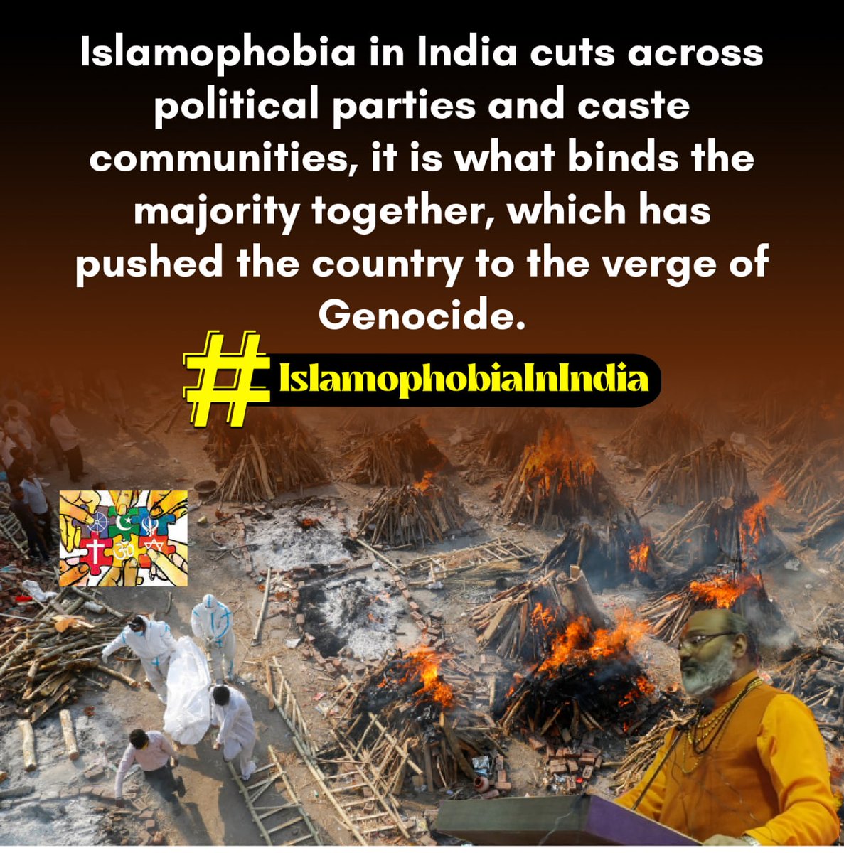 Arifa222's tweet photo. Politicians have called for genocide and pogroms against Muslims in India. Islamophobic racism is foundational to several institutions in the country. @UN_HRC #islamophobiainindia https://t.co/wuVNxDMJtt