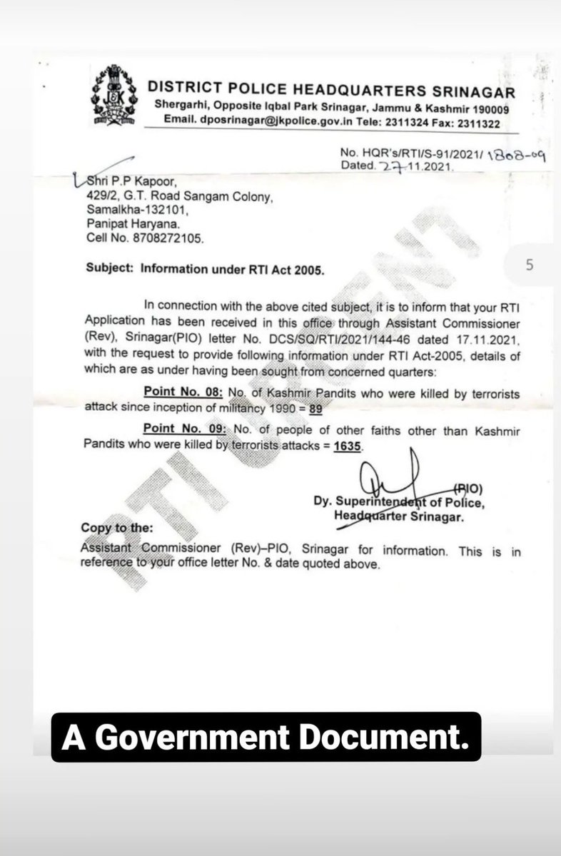 AchaTheekHai__'s tweet photo. #PoliceFiles vs #KashmirFiles https://t.co/9kLj23EKz7