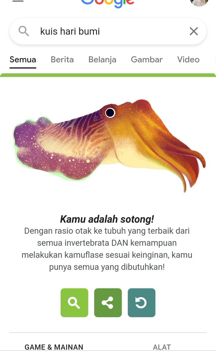 cocoffeeaddict's tweet photo. I got Sotong 🤔 #GoogleDoodle https://t.co/LIxo2UoobI