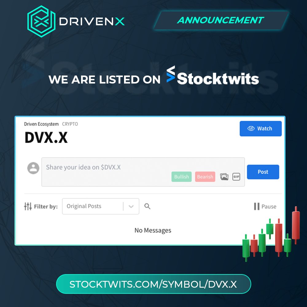DRIVENecosystem's tweet photo. DRIVENx is now listed on @Stocktwits , which we are extremely grateful for!🥂

Make sure to add it to the watchlist and leave a comment.✅

https://t.co/iulHxTAhhB

#BSC #DRIVENx #DRIVENecosystem #Binance https://t.co/XCc5sLvOIn