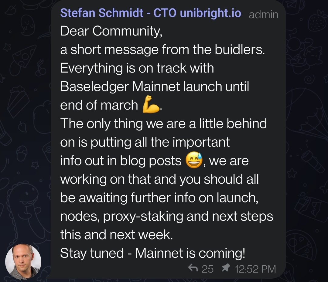 CrytoCoins's tweet image. Baseledger.net is coming soon soon! Powered by $UBT

#BaselineProtocol @baselineproto