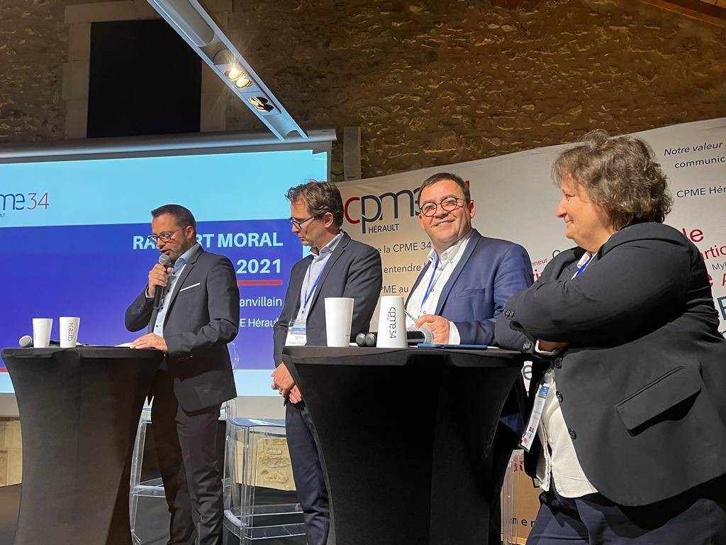 🟥 [EN DIRECT] Démarrage de l’Assemblée Générale par le président de la CPME HERAULT <a href="/GBlanvillain34/">Blanvillain Gregory</a> et les membres du bureau
⏰ 18h30 : soirée #DEVECO avec les grands acteurs économiques du territoire héraultais