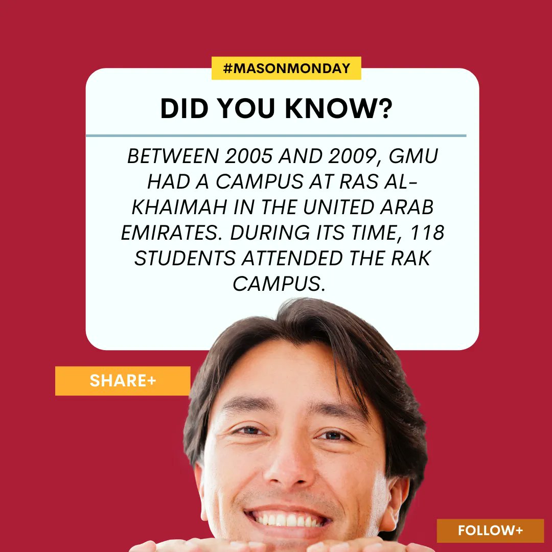 Did you know that Mason had another international campus during the early 2000s? #MasonMonday
