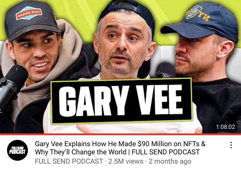 bigbard42's tweet photo. @web3sg @Imaginary_Ones I nominate @garyvee he’s a one of a kind human being with the sole intention on educating people that theres never a bad time to start and having a clear conscience. Staying true to your values and never giving up. This video helped me so much https://t.co/qog6VD3PCx