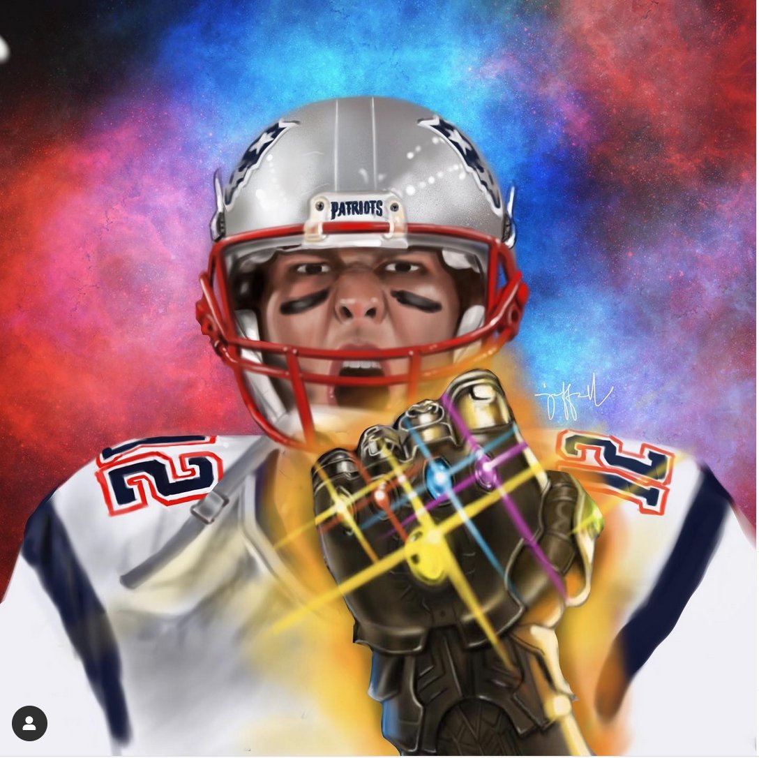FuzerlyNFT's tweet photo. Celebrating Tom Brady by
@artpandatv
2019

https://t.co/fKRDTaeXwK

#tombrady #tombradyfanart #khabylamememes #fanart #fanlove #fans https://t.co/ISzvqM0aS0