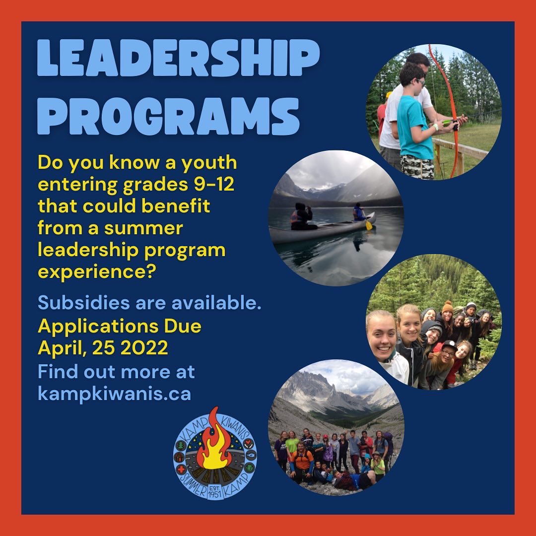 projectkampfire's tweet photo. Summer Leadership Applications now available for students entering grades 9-12 this fall. Programs now have 2 streams: Outdoor Pursuits and Kamp Pursuits. Do you know a student who might benefit from participating? Find out more at https://t.co/bKojdmNXYG &amp; apply by Apr 25, 2022. https://t.co/4Pf3pDHObw