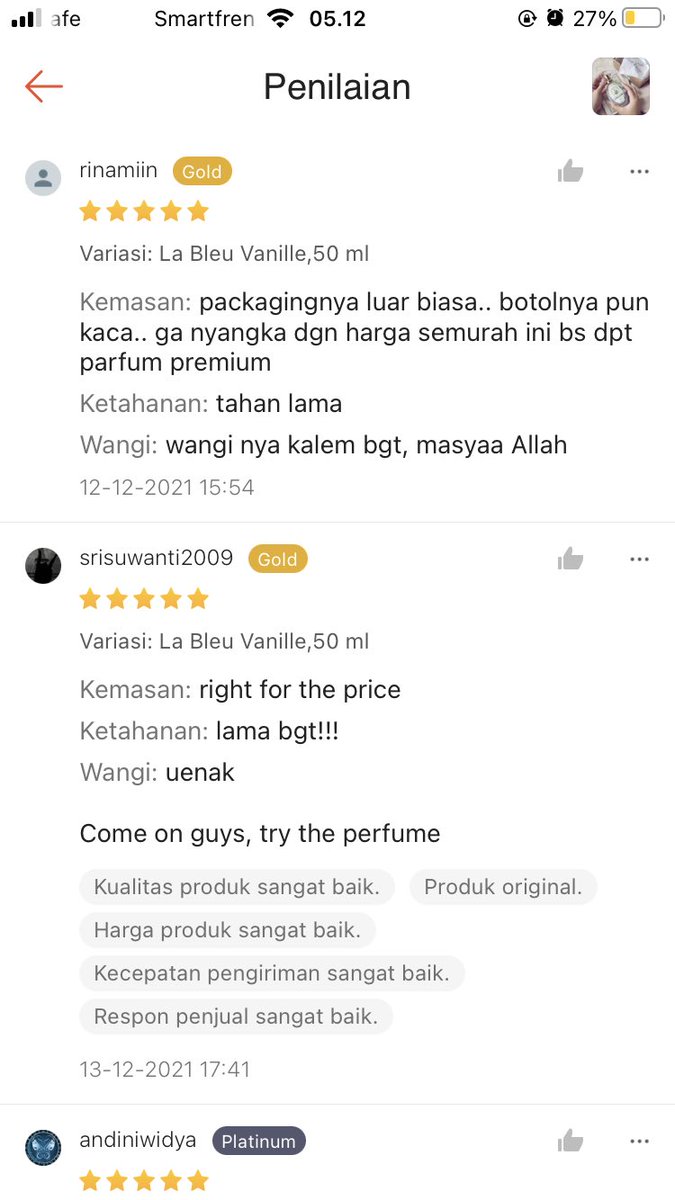 checkoutyuk99's tweet photo. Packaging cantik + wangi + murce + rating 🌟5 = saatnya apa? Saatnya klik dan checkout >>> https://t.co/rZFJvgZpRg . Review attached 💯🍰

#shopeehaul #racunshopee https://t.co/8LGZ7ZZHxr